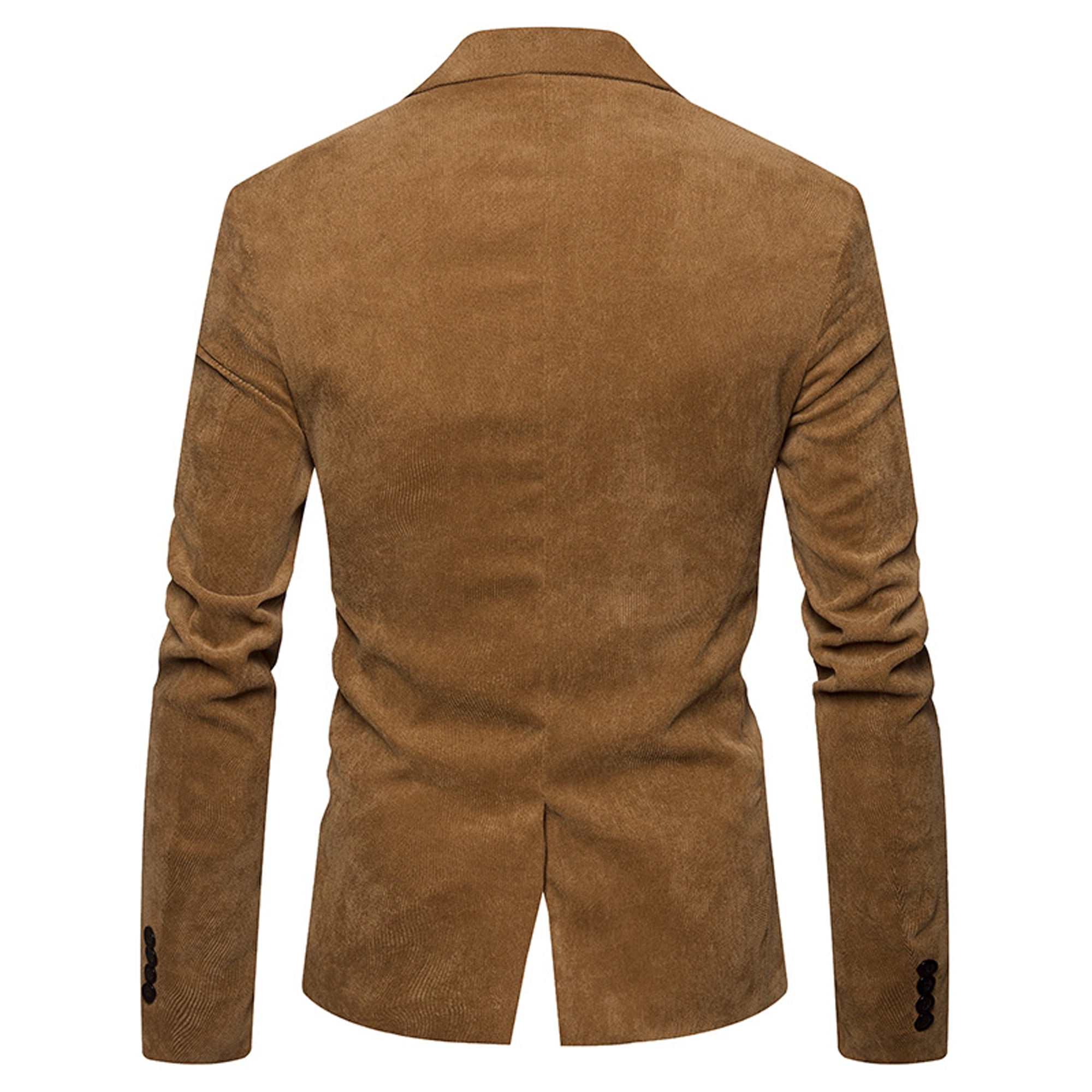 Luxury Business Men/'s Blazer Jacket Slim Fit Tops Suit Tuxedo One Button Coat